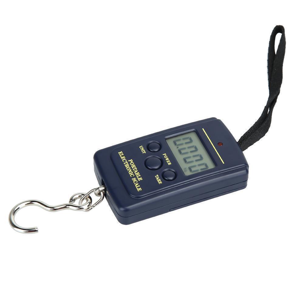 40Kg/10G Electronic Fishing Hook Scale Hanging Digital Pocket Scale With-simitter01-Bargain Bait Box