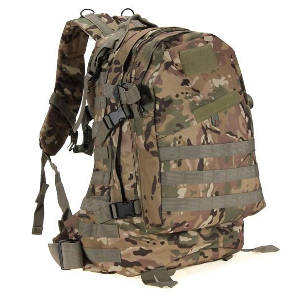 40L 3D Outdoor Sport Military Tactical Climbing Mountaineering Backpack-guangze tang&#39;s store-CP camo-Bargain Bait Box