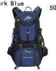 40L 50L 60L Outdoor Waterproof Bags Backpack Men Mountain Climbing Sports-Climbing Bags-ProfessionalSports Store-Dark Blue 50L-50 - 70L-Bargain Bait Box