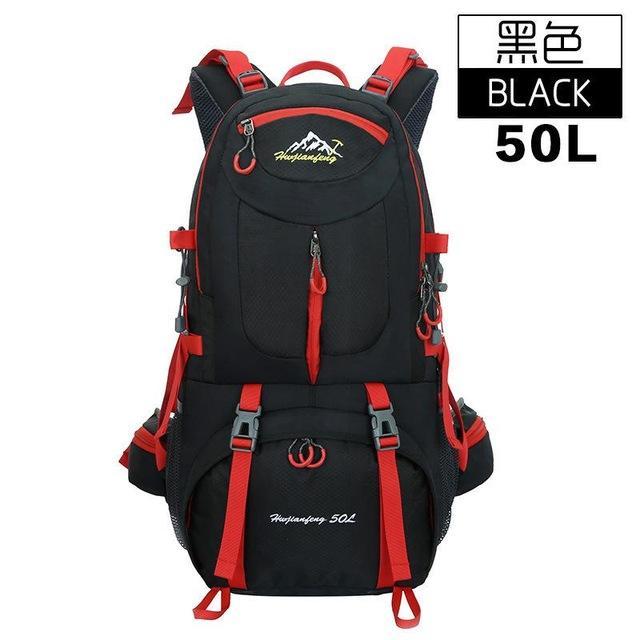 40L 50L Waterproof Hiker Wayfarer Backpack Mountain Climbing Bag Outdoor-ettosports Store-black 50L-Bargain Bait Box