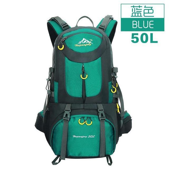 40L 50L Waterproof Hiker Wayfarer Backpack Mountain Climbing Bag Outdoor-ettosports Store-blue 50L-Bargain Bait Box