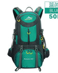 40L 50L Waterproof Hiker Wayfarer Backpack Mountain Climbing Bag Outdoor-ettosports Store-blue 50L-Bargain Bait Box