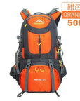 40L 50L Waterproof Hiker Wayfarer Backpack Mountain Climbing Bag Outdoor-ettosports Store-orange 50L-Bargain Bait Box