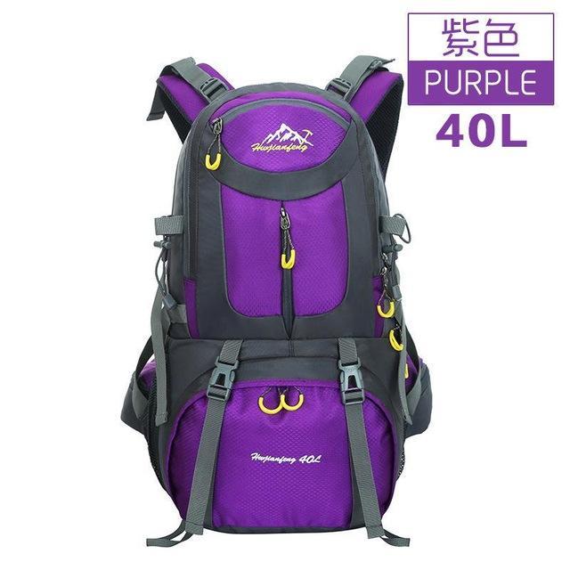 40L 50L Waterproof Hiker Wayfarer Backpack Mountain Climbing Bag Outdoor-ettosports Store-purple 40L-Bargain Bait Box