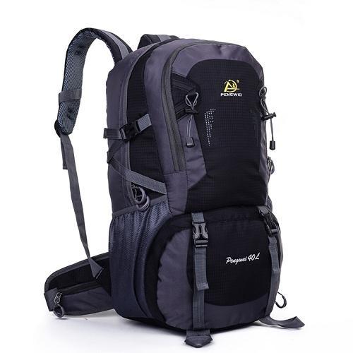 40L Camping Backpack Travel Sports Bag Large Capacity Men Rucksack Hiking-Under the Stars123-Black Color-Bargain Bait Box