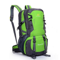 40L Camping Backpack Travel Sports Bag Large Capacity Men Rucksack Hiking-Under the Stars123-Green Color-Bargain Bait Box