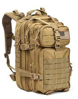 40L Military Tactical Assault Pack Backpack Army Molle Waterproof Bug Out Bag-2017 Outdoor Activity Store-Khaki-Bargain Bait Box