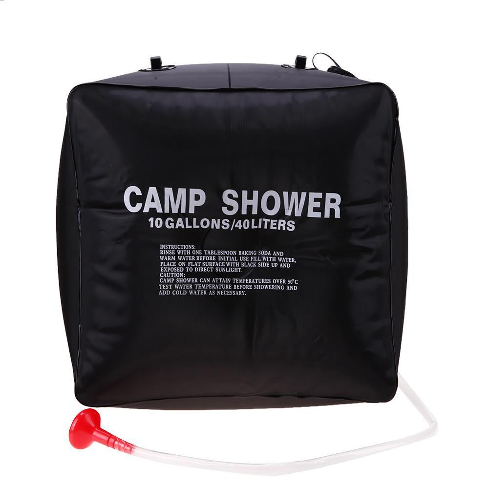 40L Shower Bag Foldable Solar Energy Heated Camp Pvc Water Bag Outdoor Camping-Splendidness-Bargain Bait Box