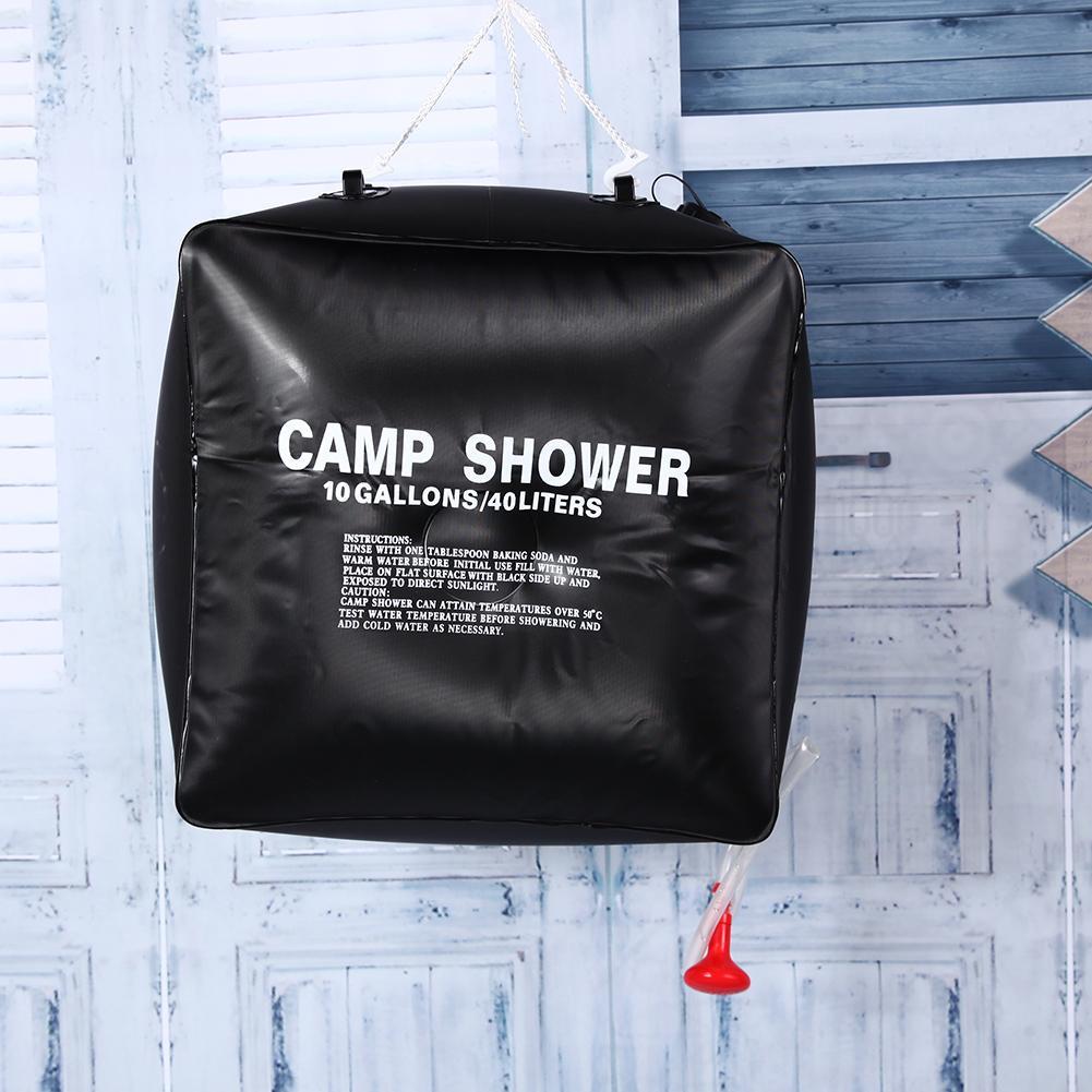 40L Shower Bag Foldable Solar Energy Heated Camp Pvc Water Bag Outdoor Camping-Splendidness-Bargain Bait Box