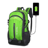 40L Waterproof Backpack Hiking Bag Men Rucksack Usb Charge Sports Bag-Backpacks-YZ House Store-Green-40L-Bargain Bait Box