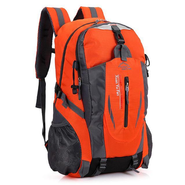 40L Waterproof Durable Outdoor Climbing Backpack Women&Men Hiking Athletic Sport-Yting Outdoor Store-Orange-Bargain Bait Box