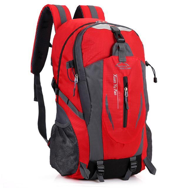 40L Waterproof Durable Outdoor Climbing Backpack Women&Men Hiking Athletic Sport-Yting Outdoor Store-Red-Bargain Bait Box