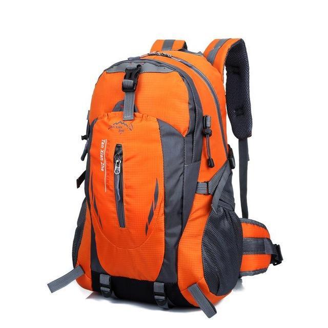 40L Waterproof Nylon Travel Hiking Backpack Women & Men Camping Climbing Bagpack-ettosports Store-orange-Bargain Bait Box