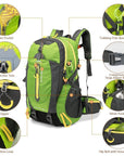 40L Waterproof Tactical Backpack Hiking Bag Cycling Climbing Backpack Laptop-JK Bags Store-Black Color-Bargain Bait Box