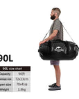 40L/60L/90L/120L Big Capacity Outdoor Waterproof Swimming Bags Lightweight-outdoor-discount Store-Black 90L-Bargain Bait Box