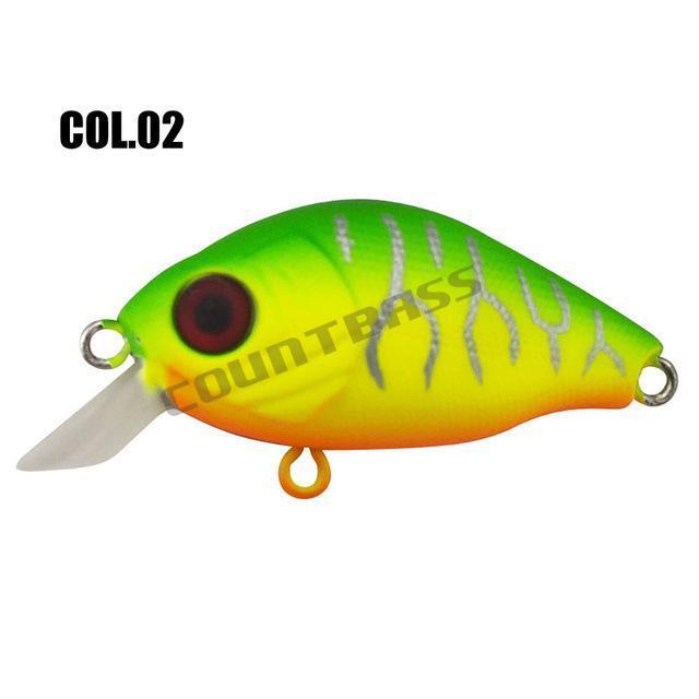 43Mm 7G Crank Bait Hard Plastic Fishing Lures, Countbass Wobbler Freshwater-countbass Official Store-Col 02-Bargain Bait Box