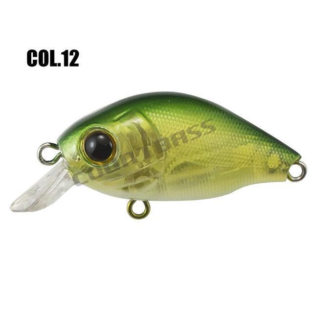 43Mm 7G Crank Bait Hard Plastic Fishing Lures, Countbass Wobbler Freshwater-countbass Official Store-Col 12-Bargain Bait Box