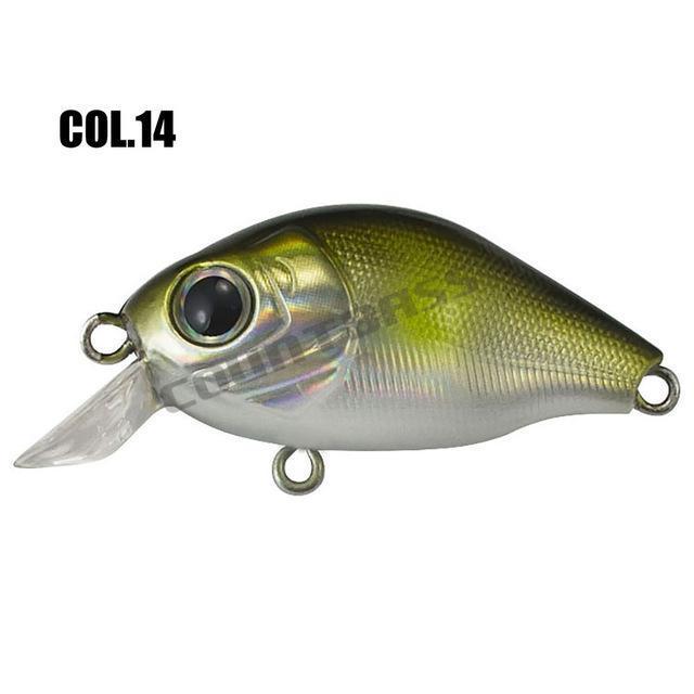 43Mm 7G Crank Bait Hard Plastic Fishing Lures, Countbass Wobbler Freshwater-countbass Official Store-Col 14-Bargain Bait Box
