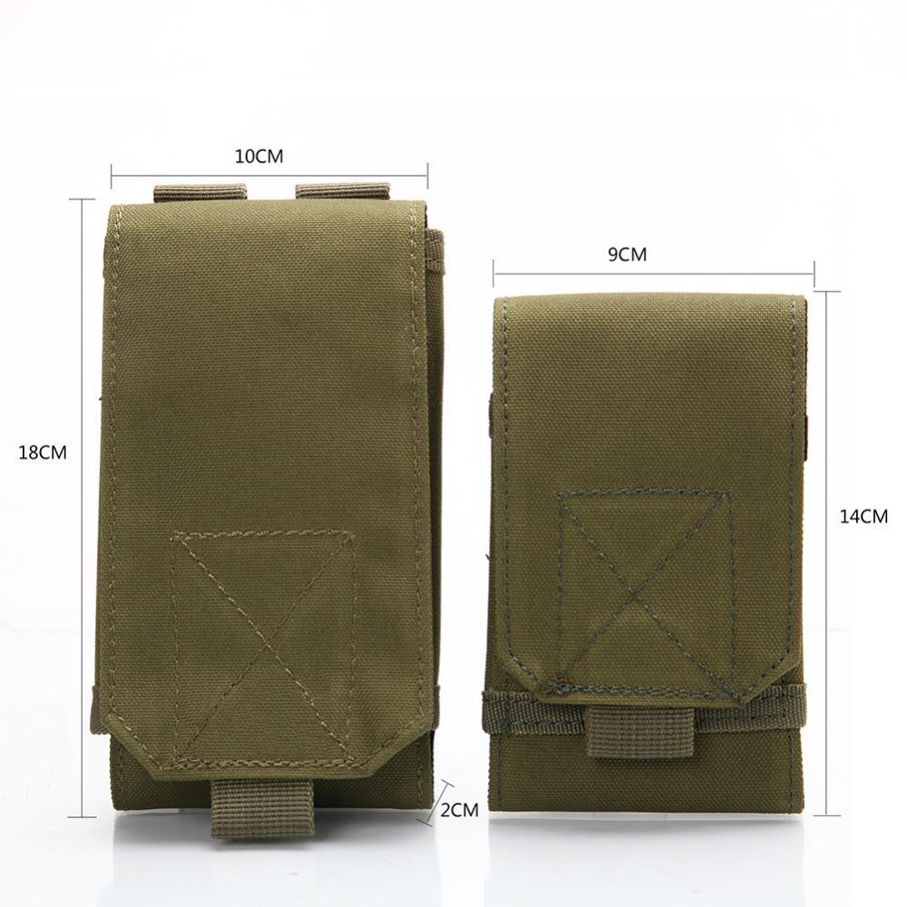 4.5-5.3 Inches Outdoor Camping Hiking Tactical Phone Bag Molle Army Camo-GOGOGO Outdoor Store-YZ0129ACU-30 - 40L-Bargain Bait Box