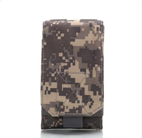 4.5-5.3 Inches Outdoor Camping Hiking Tactical Phone Bag Molle Army Camo-GOGOGO Outdoor Store-YZ0129ACU-30 - 40L-Bargain Bait Box