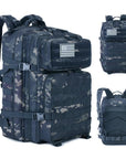 45L Man/Women Hiking Trekking Bag Military Tactical Backpack Army Waterproof-Climbing Bags-Outdoor Explorer Club Store-Black CP-China-Bargain Bait Box