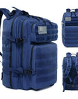 45L Man/Women Hiking Trekking Bag Military Tactical Backpack Army Waterproof-Climbing Bags-Outdoor Explorer Club Store-Blue-China-Bargain Bait Box