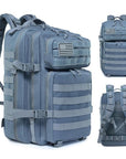 45L Man/Women Hiking Trekking Bag Military Tactical Backpack Army Waterproof-Climbing Bags-Outdoor Explorer Club Store-Gray-China-Bargain Bait Box