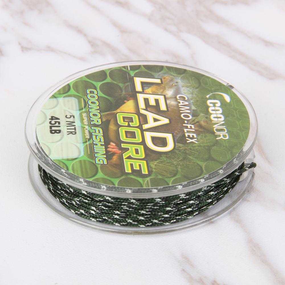 45Lb 5M Nylon Braided Fishing Line Camouflage Lead Core Fish Line For Fly-simitter01-Bargain Bait Box