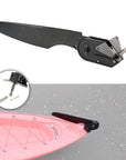 47Cm X 15.5Cm Nylon Glass Fiber Kayak Accessories Black Fishing Kayak Boat-Kayak Rudders-Buying-Bargain Bait Box