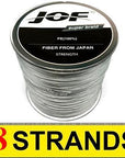 4/8 Braid 500M Pe Braided Fishing Line 4/8 Strand Super Strong Japan-liang1 Store-Grey7-1.0-Bargain Bait Box