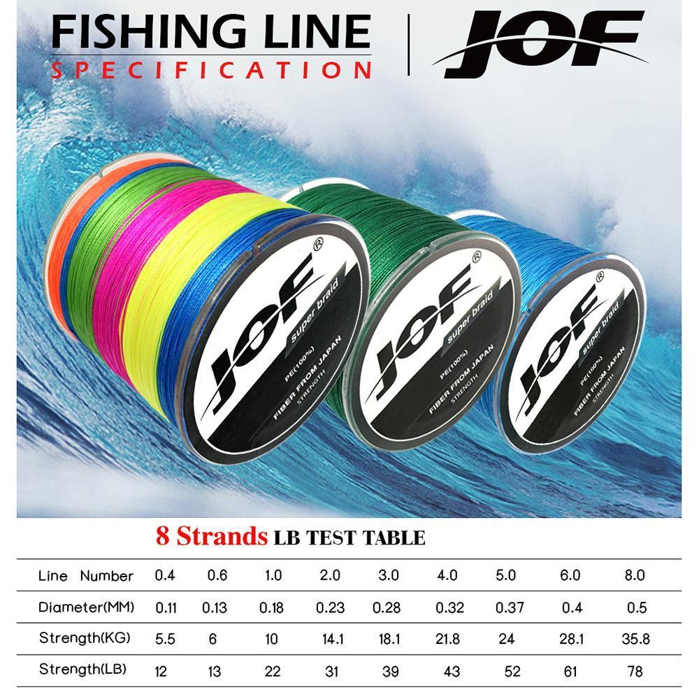 4/8 Braid 500M Pe Braided Fishing Line 4/8 Strand Super Strong Japan-liang1 Store-White-1.0-Bargain Bait Box