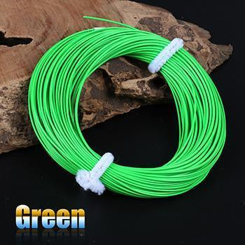 4F 5F 6F 7F 8F Floating Fly Fishing Cord 100Ft Weight Forward Fly Line 6-Fly Fishing Lines & Backing-Bargain Bait Box-Green-4.0-Bargain Bait Box