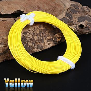4F 5F 6F 7F 8F Floating Fly Fishing Cord 100Ft Weight Forward Fly Line 6-Fly Fishing Lines & Backing-Bargain Bait Box-Yellow-4.0-Bargain Bait Box