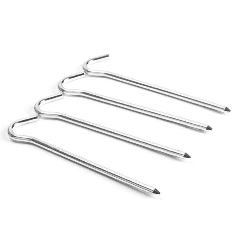 4Pcs Camping Tent Pegs Aluminum Stakes Hook Design Pin Outdoor Tent Peg Hiking-Under the Stars123-Bargain Bait Box