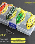 4Pcs/Box Soft Frog Fishing Lures Double Hooks 6G 9G 13G Top Water Ray Frog-DONQL Store-4 pcs 13g-Bargain Bait Box