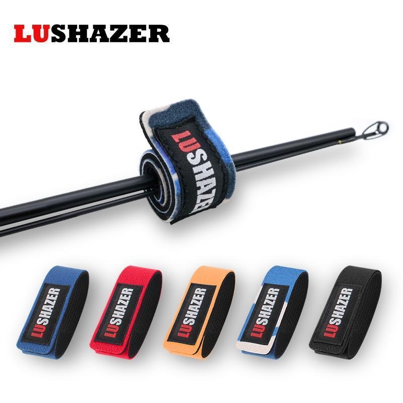 4Pcs/Lot Lushazer Fishing Rod Tie Magic Fishing Tool Cable Tie Rod Strap Belt-LUSHAZER Official Store-A-Bargain Bait Box