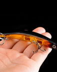 5 Colors Bend Hard Minnow Fishing Lures 7.5Cm 6.5G Wobblers Artificial Bait Bass-Lingyue Fishing Tackle Co.,Ltd-C3-Bargain Bait Box