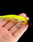 5 Colors Bend Hard Minnow Fishing Lures 7.5Cm 6.5G Wobblers Artificial Bait Bass-Lingyue Fishing Tackle Co.,Ltd-C4-Bargain Bait Box