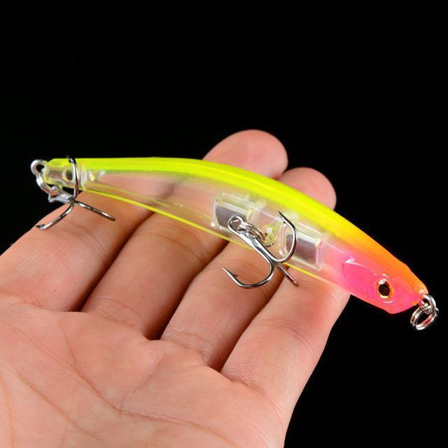 5 Colors Bend Hard Minnow Fishing Lures 7.5Cm 6.5G Wobblers Artificial Bait Bass-Lingyue Fishing Tackle Co.,Ltd-C5-Bargain Bait Box