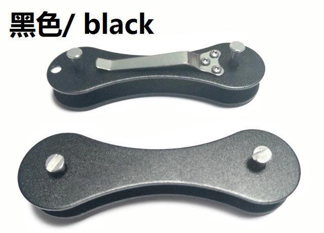 5 Colors Edc Smart Sticks Pocket Folded Keychain Hard Oxide Portable Key-HA EDC Tools Store-Black-Bargain Bait Box