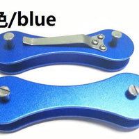 5 Colors Edc Smart Sticks Pocket Folded Keychain Hard Oxide Portable Key-HA EDC Tools Store-Blue-Bargain Bait Box