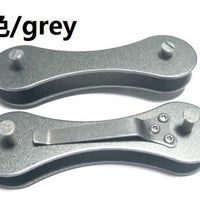 5 Colors Edc Smart Sticks Pocket Folded Keychain Hard Oxide Portable Key-HA EDC Tools Store-Gray-Bargain Bait Box