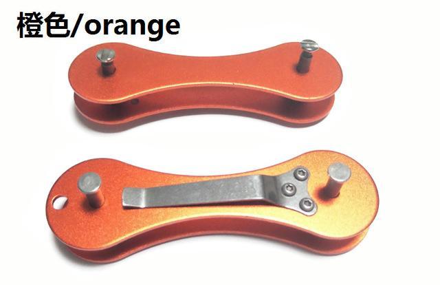 5 Colors Edc Smart Sticks Pocket Folded Keychain Hard Oxide Portable Key-HA EDC Tools Store-Orange-Bargain Bait Box