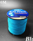 5 Colors Max Power Super Strong 300M 330Yards Pe Braided Fishing Line 4 Stands-ACEXPNM Angler & Cyclist's Store-Blue-0.4-Bargain Bait Box