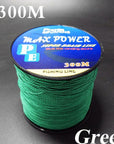 5 Colors Max Power Super Strong 300M 330Yards Pe Braided Fishing Line 4 Stands-ACEXPNM Angler & Cyclist's Store-Green-0.4-Bargain Bait Box