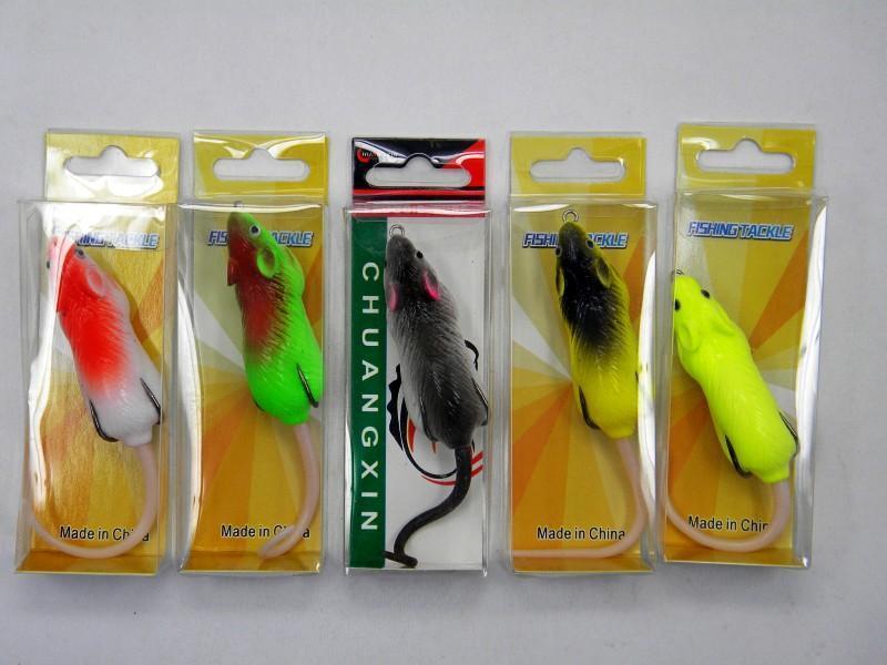 5 Colors Soft Mouse Fishing Lures 7Cm 10.5G Isca Artificial Frog Bait Lure-Hong Ru Fishing Tackle Store-Bargain Bait Box
