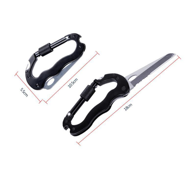 5 In 1 Outdoor Survival Multifunctional Hiking Foldable Knife Screwdriver-Infinit Import&amp;Export Trading Co.,Ltd.-Bargain Bait Box