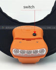 5 Led Bulbs Super Bright Fishing Lamp Clip On A Hat Fishing Tool Easy To Use-Deep Sea Sporting Goods-orange-Bargain Bait Box