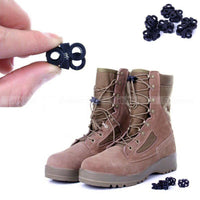 5 Pcs Cross Design Edc Quick Slip Plastic Boot Shoelace Buckle Fixed Stopper-EnjoyOutdoor Store-Bargain Bait Box