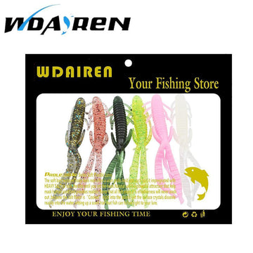 5 Pcs/Lot Fishing Lure Soft Tentacles Artificial Worm Trout Crank Bait-WDAIREN KANNI Store-A-Bargain Bait Box